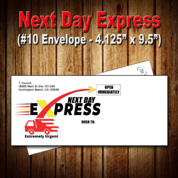 Next Day Express #10 Envelopes