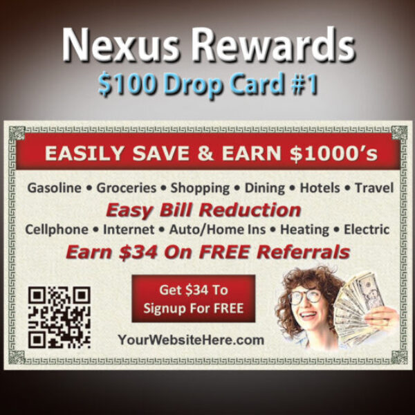 Nexus Rewards Drop Cards