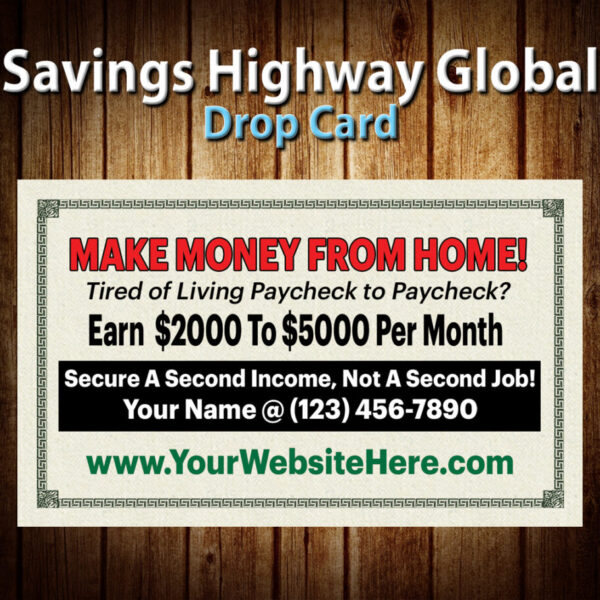 Savings Highway Global Drop Card 01