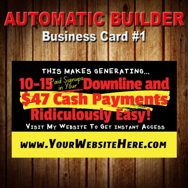 Automatic Builder Business Card #1