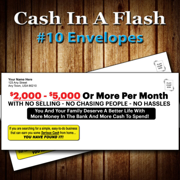 Cash In A Flash #10 Envelopes