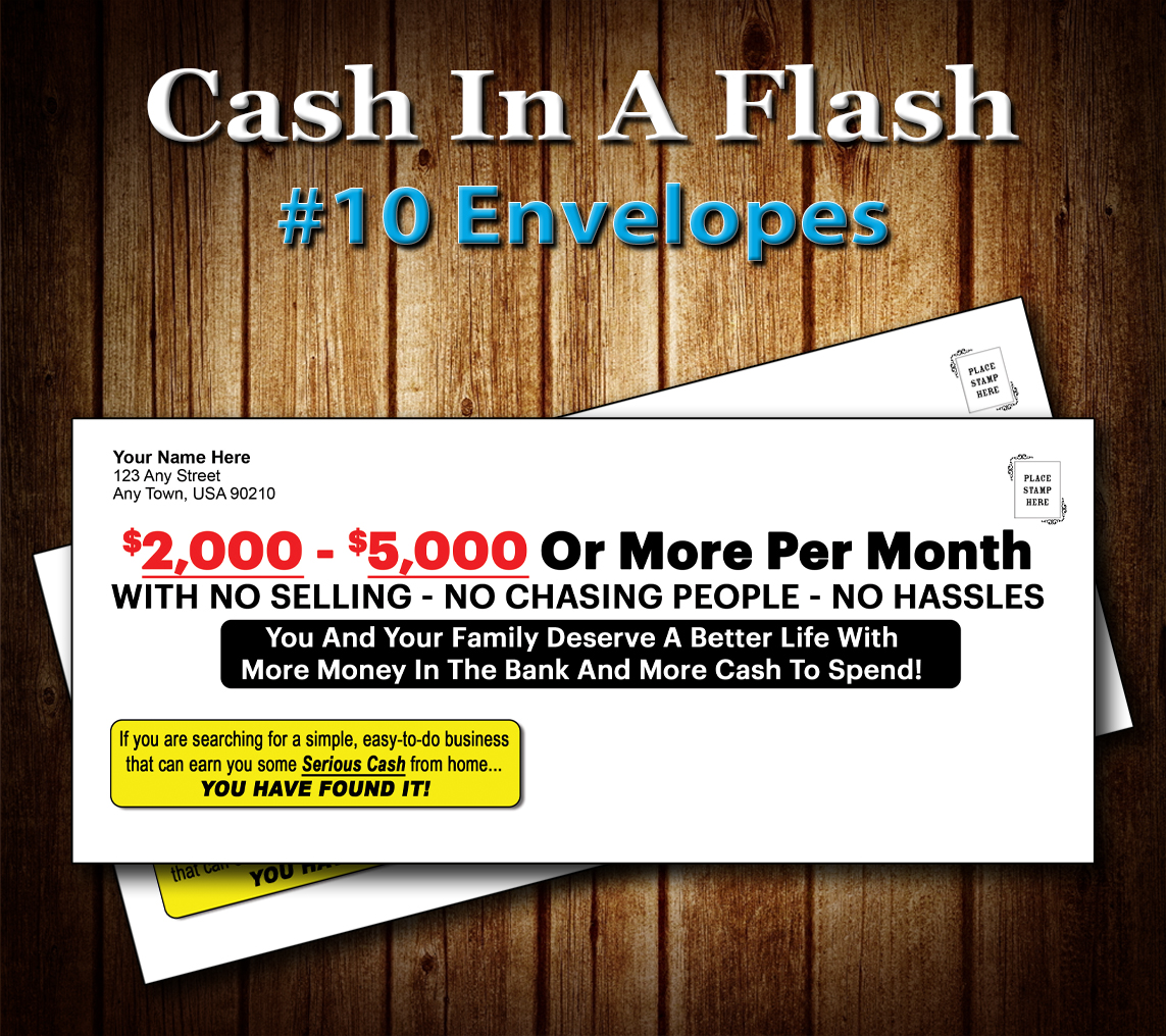 Cash In A Flash #10 Envelopes
