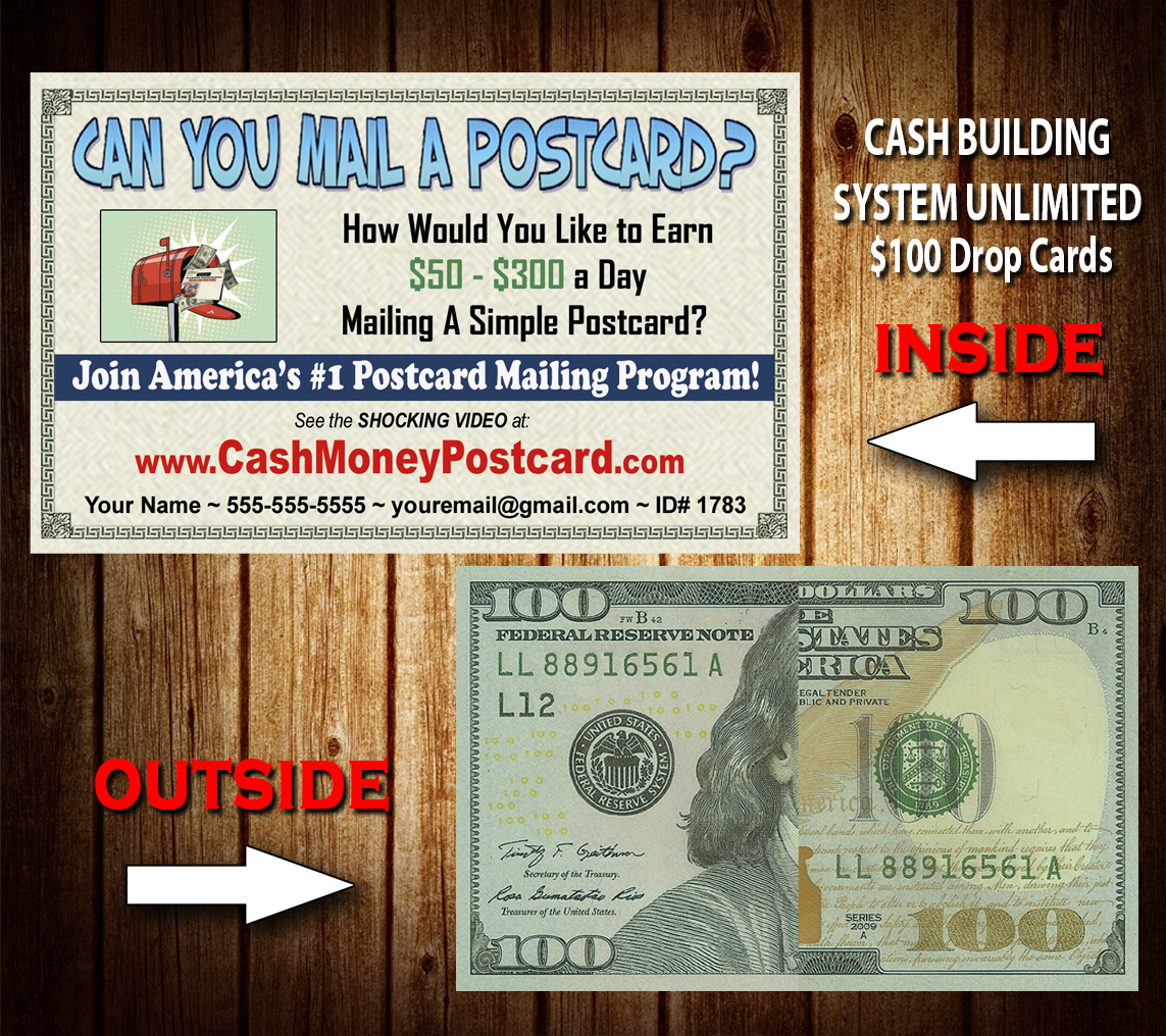 Cash Building System Unlimited Drop Card #1
