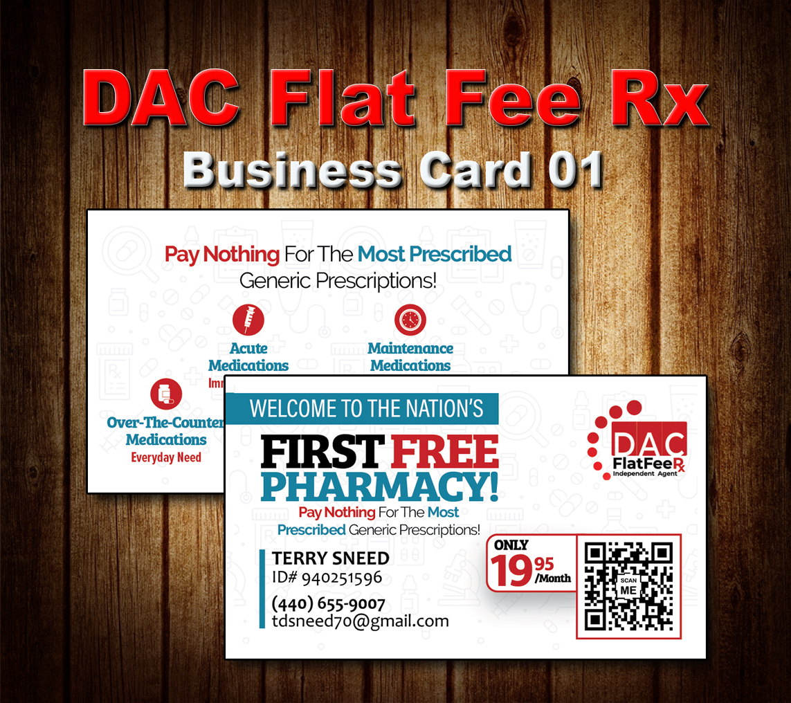 DAC Flat Fee RX Business Cards