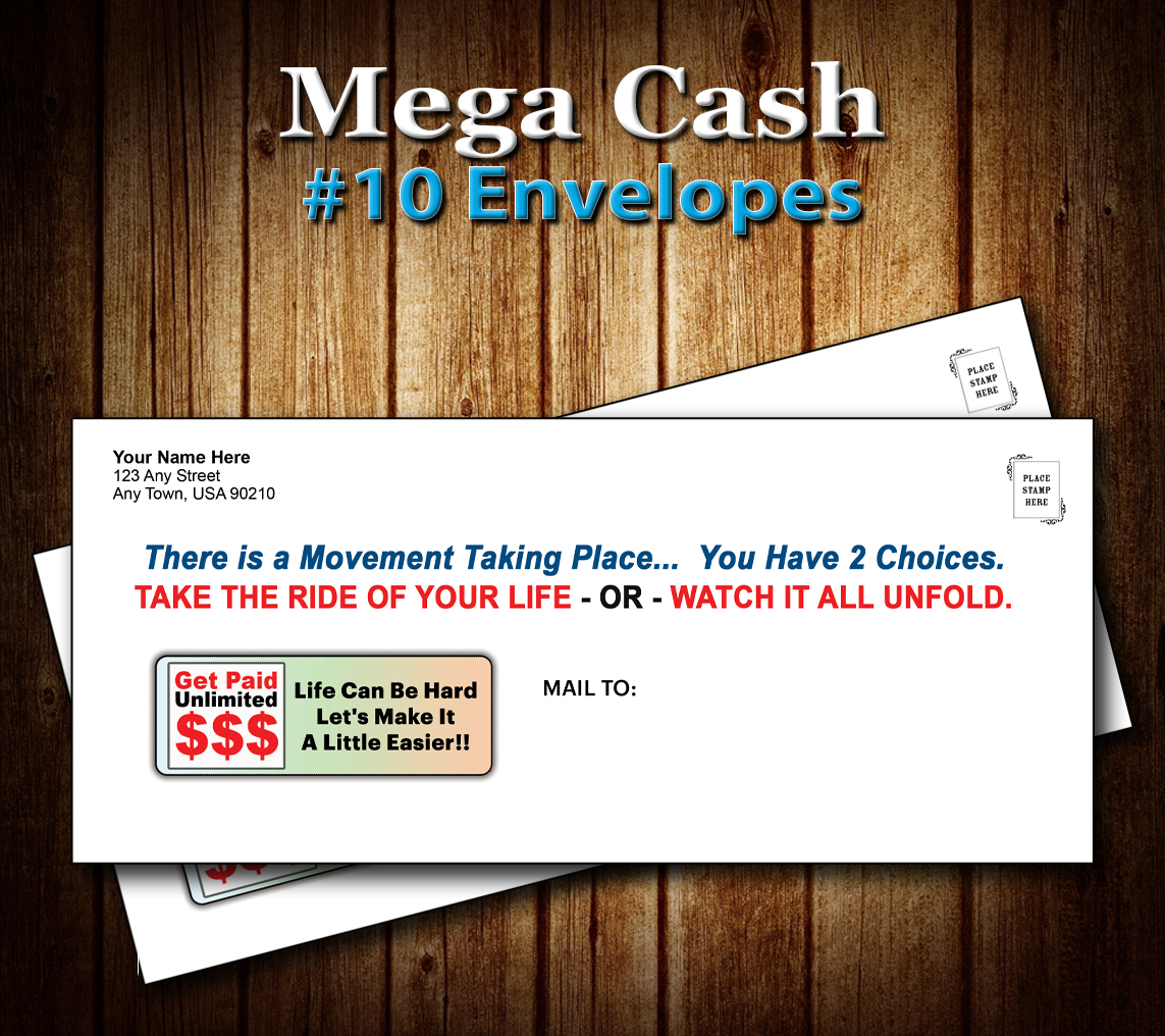 Mega Cash #10 Envelopes