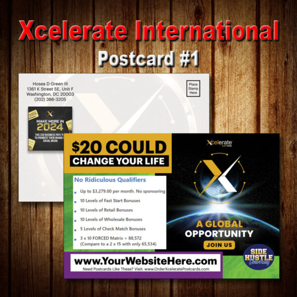 Xcelerate International Postcard #1