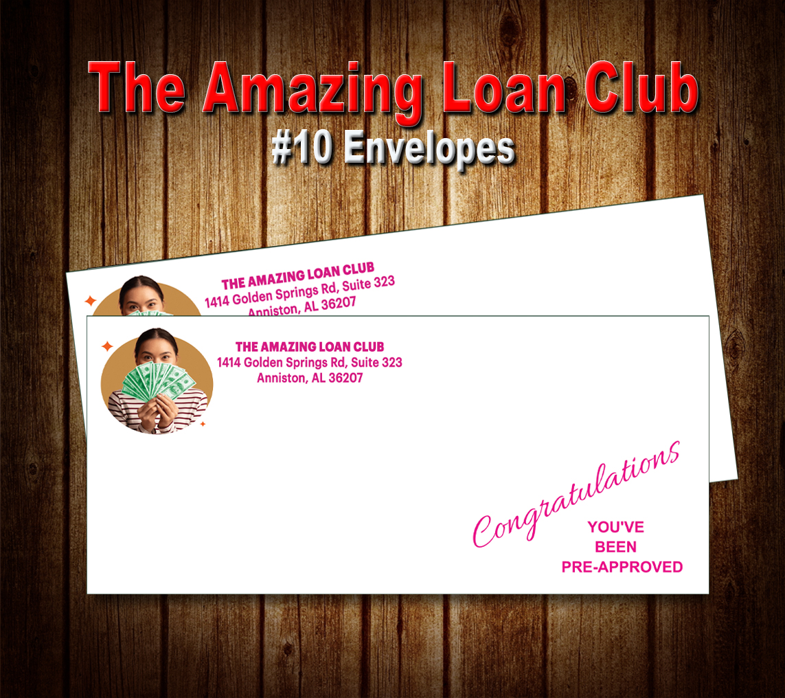 The Amazing Loan Club #10 Envelopes