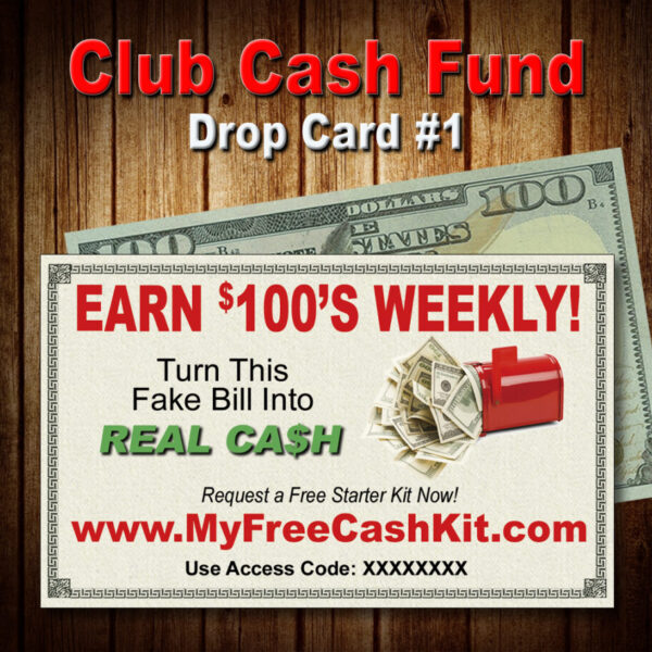 Club Cash Fund Drop Card #1