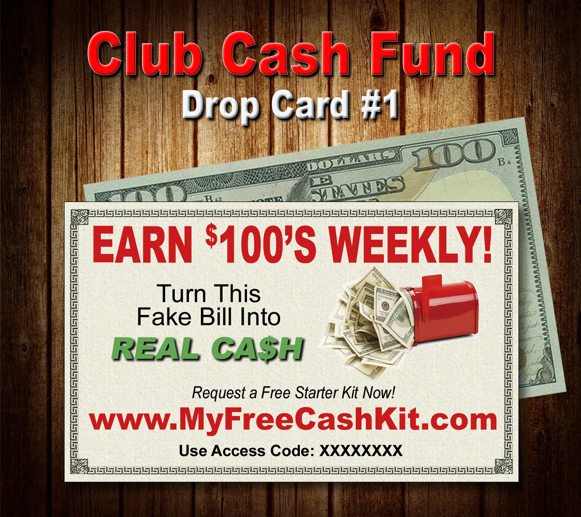 Club Cash Fund Drop Card #1