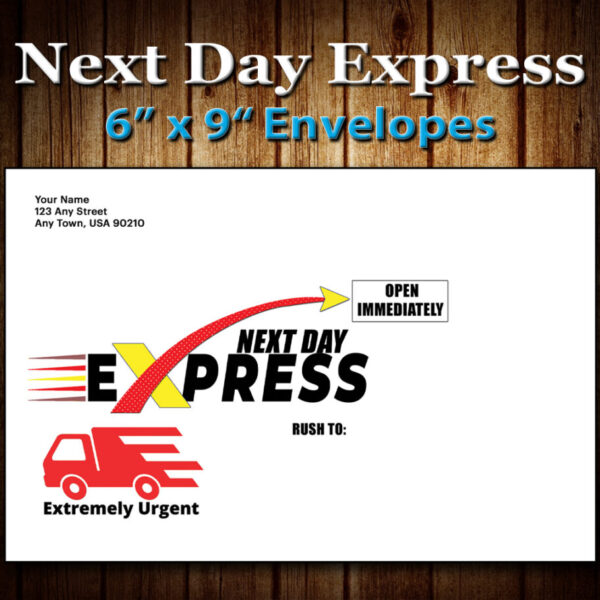 6" x 9" Next Day Express Envelopes