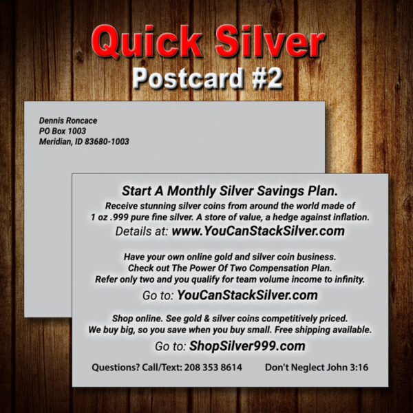 Quick Silver Postcard #2