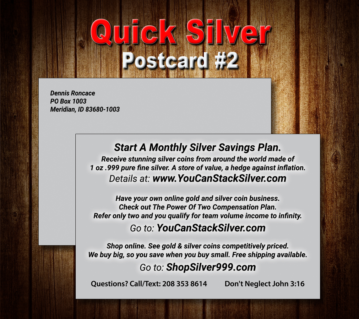 Quick Silver Postcard #2