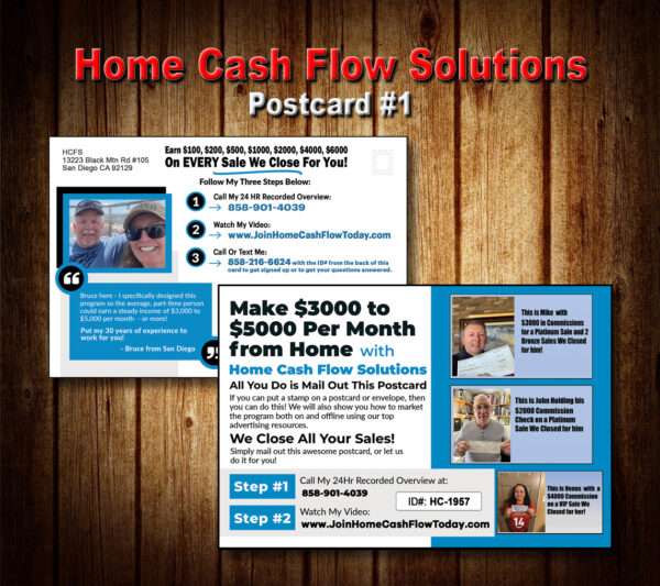 Home Cash Flow Solutions Postcard #1