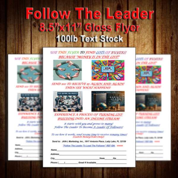 Follow The Leader Flyer