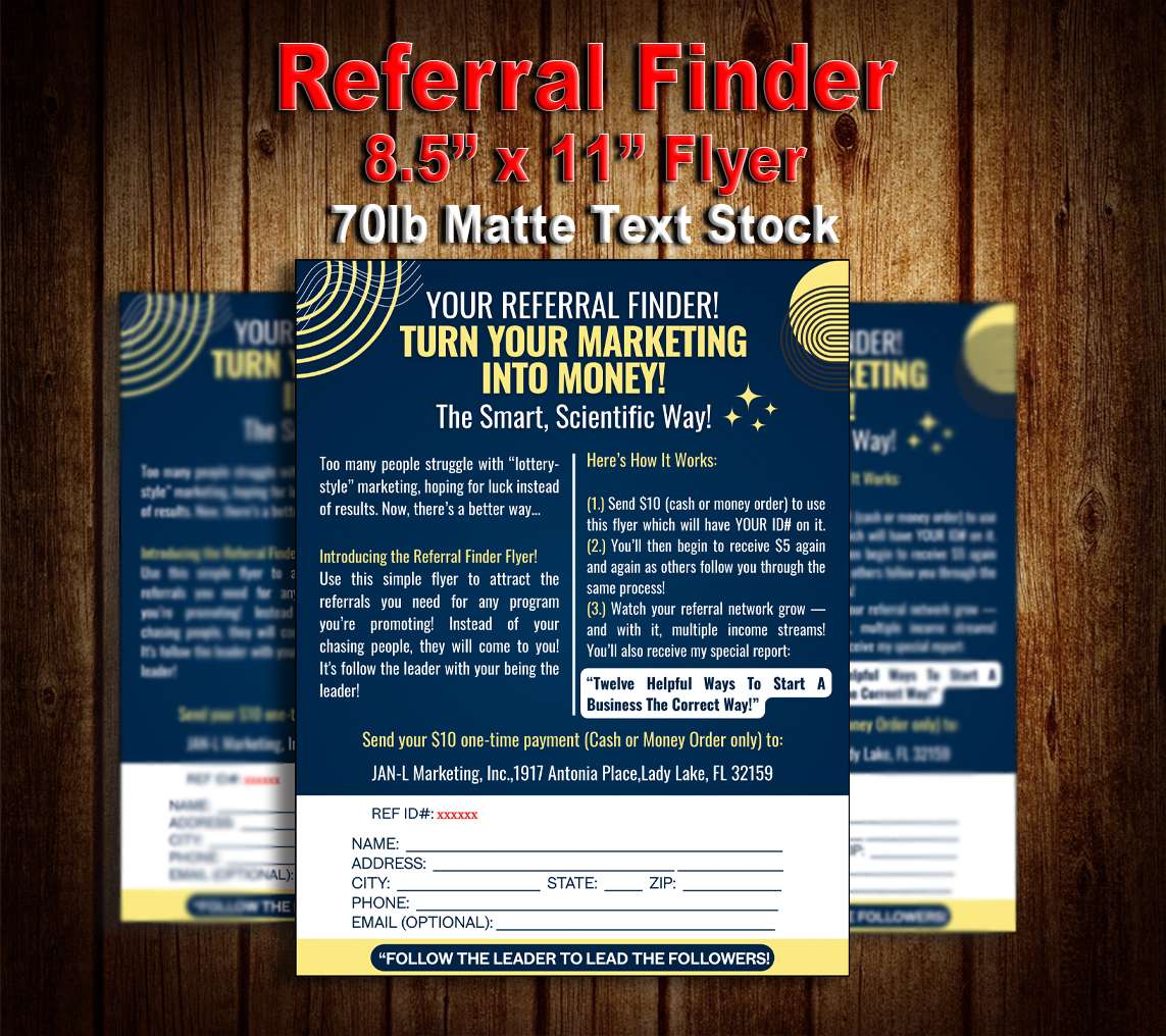 Referral Finder Flyer #1
