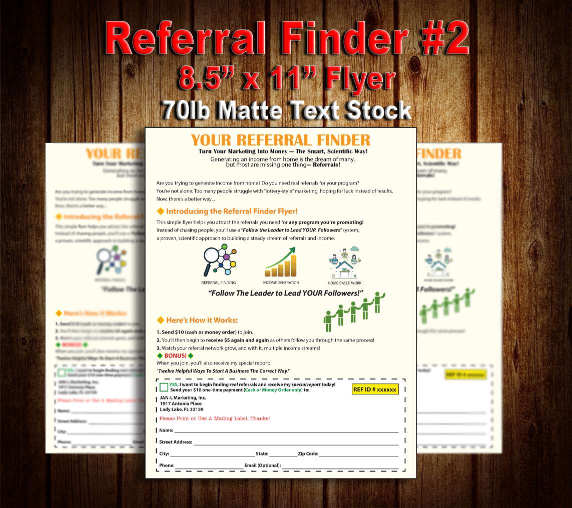 Referral Finder Flyer #2