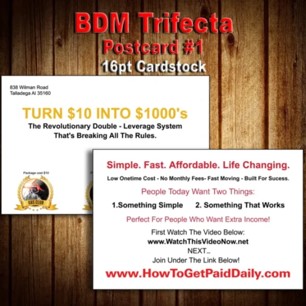 BDM Trifecta Postcard #1