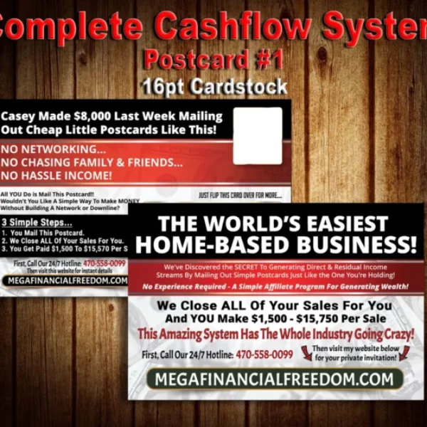 Complete Cashflow System Postcard