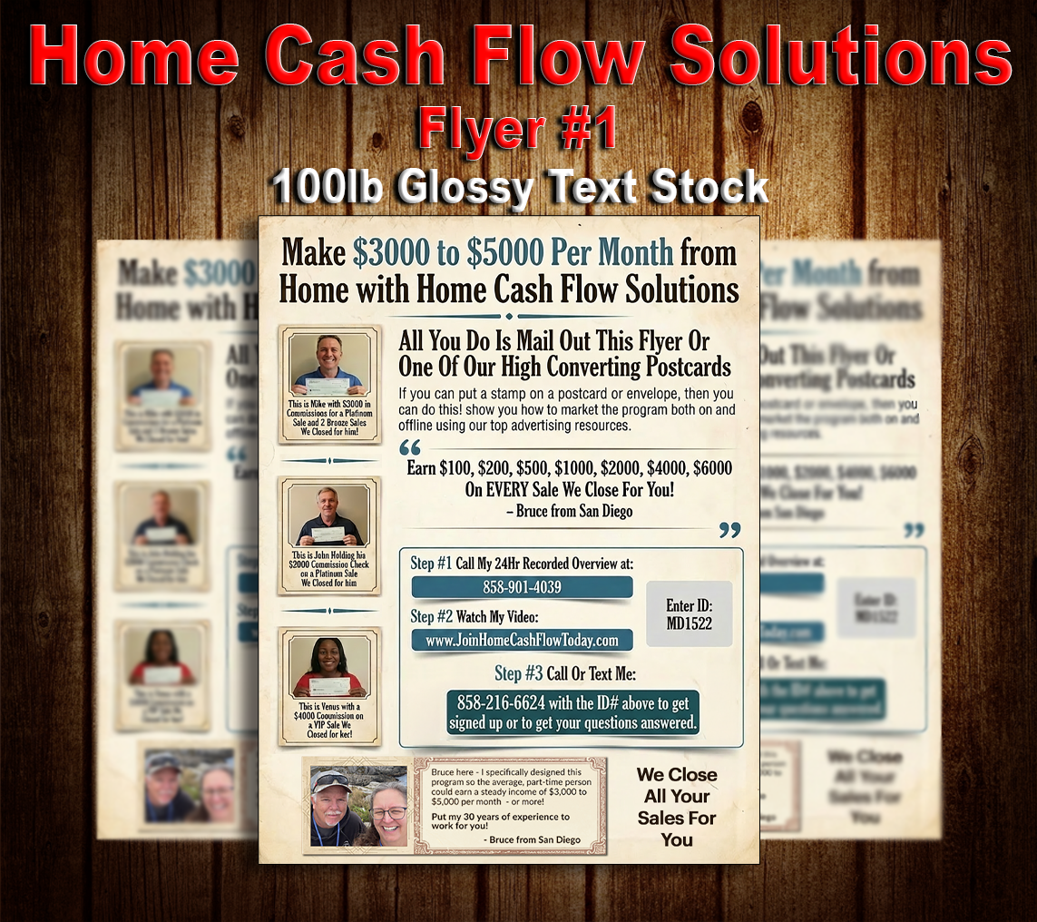 Home Cash Flow Solutions Flyer #1