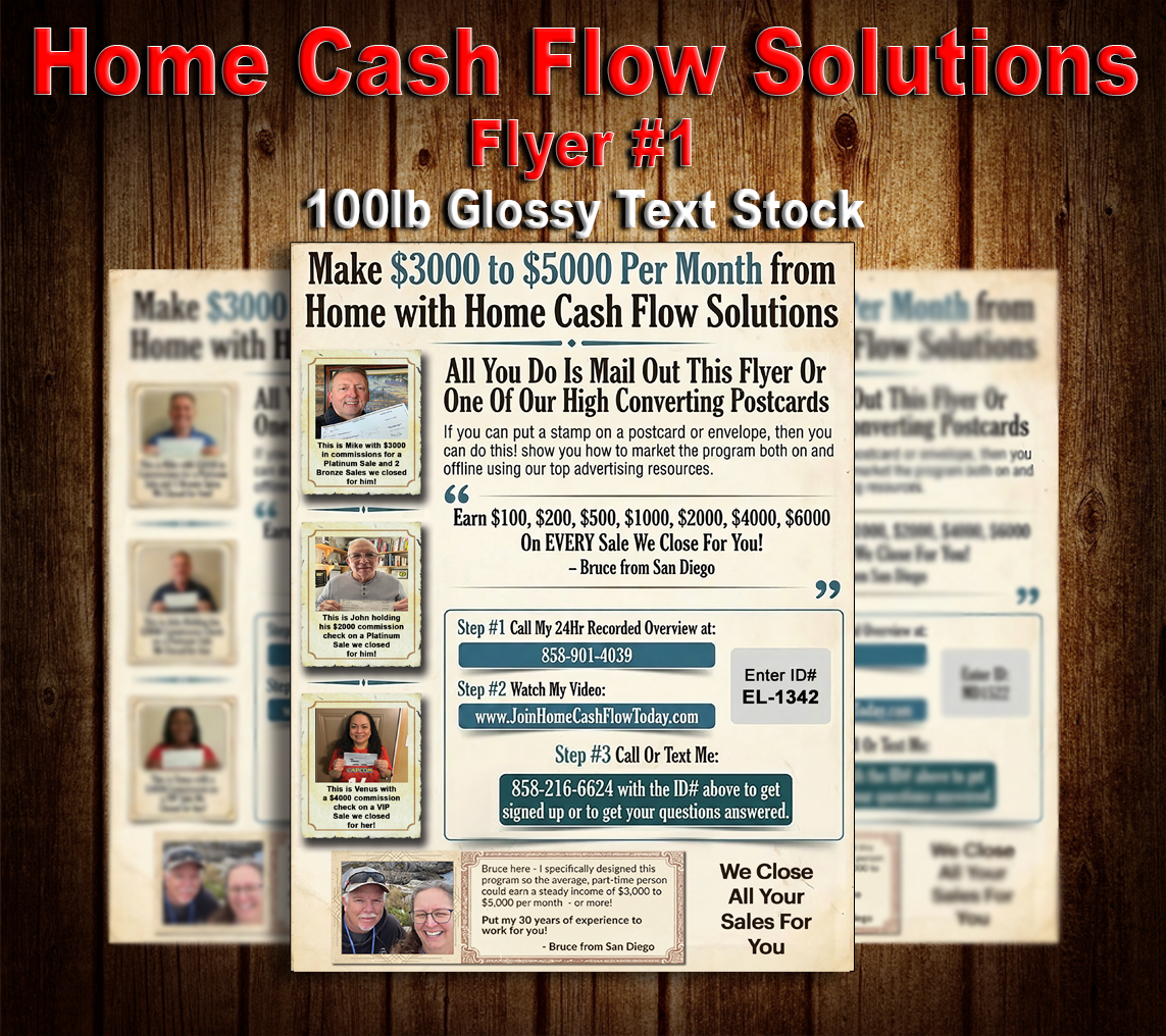 Home Cash Flow Solutions Flyer #1